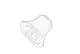 DORNBRACHT-Rosette-ERSATZTEILE-092782001-D-60-x-45-mm-Chrom-092782001-00 gallery number 1